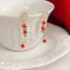 Coleção de brincos de Natal S925 de prata europeus e americanos novos brincos assimétricos doce fofo feminino presente de feriado