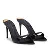 Hermosos Tacones Altos de Una Línea Estilo Hada, Sandalias Stiletto Versátiles, Zapatillas Stiletto de Punta Nuevas, Modernas y Sexys con Punta y Puntera Abierta