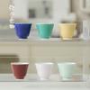 Taza de Té de Cerámica con Borde Floral, Color Sólido, Estilo Moderno Simple, Taza Individual, Paredes Delgadas, Jingdezhen