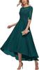 Vestido de Noiva de Renda Amazon para Noite 2026 Novo Meia-Manga Aplique Linha A Chiffon Vestido Formal