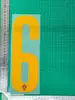 22-23 Portugal Casa A Camisa Número Letra Estampagem a Quente Número Mapa de Transferência Térmica Camisa Suprimentos para Camisa
