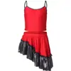 Sapatos de Dança Vermelhos, Roupas de Dança, Roupas de Dança Latina para Meninas, Trajes de Treino, Trajes de Dança Latina para Adultos, Saias, Roupas de Performance 6098