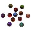 16mm Colorido Rachado pelo Gelo Alto Brilho Contas Acrílicas Transparente Âmbar Explosão Contas DIY Pulseira Chaveiro Contas Soltas