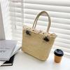 Nova bolsa grande para mulheres 2022 nova bolsa de ombro feminina estilo coreano da moda sacola de tecido portátil estilo ocidental