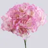 Flor Artificial Hortensia Morada Rosa Flor Artificial Decoración Arreglo Floral Sala de Estar Decoración Boda Diseño Auditorio Flor Falsa Fábrica Venta al Por Mayor