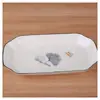 Estilo nórdico tigela e prato simples para casa louça de cerâmica tigela de comer para casa prato tigela de sopa grande criativa prato de peixe