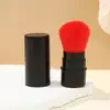 Escova Retrátil Popular Transfronteiriça Multifuncional Cabo de Plástico Pincel de Maquiagem Pincel com Cerdas de Nylon Pincel para Blush Pincel para Pó Solto Portátil