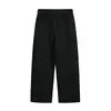 Rumen Retrô Americano Elástico Cintura Alta Design Perna Larga Calça Masculina Outono Solta Estilo Preguiçoso Versátil Casual Calça de Moletom