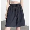 Falda adelgazante de cintura alta para el trabajo, protección solar, diseño suelto europeo y americano, nueva falda adelgazante, estilo coreano, falda corta fina para verano