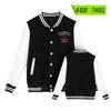 Impressão de grafite de amor personalizada novo uniforme de beisebol masculino de outono Harajuku urbano casual fábrica atacado