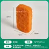 Estropajo abrasivo naranja, de esquina redondeada, engrosado, negro, para uso transfronterizo, paño para lavar platos de cocina, paño de limpieza, para fregar ollas, eliminar manchas y eliminar óxido