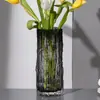 Vaso de Flor de Rede Estilo Ins, Vaso Vermelho Congelamento Extremo, Vidro de Geleira, Arranjo de Flores Transparente, Rosas, Flores Frescas, Decoração de Mesa de Jantar da Sala de Estar