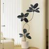 Plantas Verdes Simuladas, Árboles Falsos de Goma, Plantas Grandes en Maceta para Salas de Estar, Plantas Verdes Biónicas Grandes de Interior de Alta Gama, Plantas Decorativas para Oficina