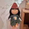 Boneca Espanhola de Batata Mia 24cm Boneca 30cm Menina Feita à Mão DIY Waldorf com Roupas Trocáveis