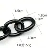 Cadeia de alumínio O-chain arma cor de metal cadeia decorativa atacado sacos de jóias bolsas hardware acessórios de metal atacado