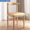 Silla de comedor para el hogar, estilo nórdico, respaldo, taburete, escritorio, comedor moderno y sencillo, para estudiantes universitarios, silla de esquina de hierro ligera y de lujo