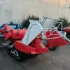 Colheitadeira de Grãos Pequena Colheitadeira de Arroz Milho Fabricante Colheitadeira de 15 Cavalos Máquina Doméstica Equipamento