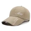 Boné de Baseball de Lona com Aba Larga para Homens e Mulheres, Moderno e Versátil, Proteção Solar para Primavera e Outono, Chapéu para Pesca ao Ar Livre, Venda por Atacado em Estoque