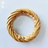 Artesão Xu brincos de rattan tecidos à mão estilo étnico retrô boêmio europeu e americano acessórios de joalheria material círculo de renda