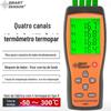 Sima AS887 Termômetro Termopar Termômetro de quatro canais Termômetro de contato digital de alta precisão
