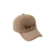 Gorra de Invierno para Niños Estilo Otoño e Invierno Cálida Engrosada Lana de Cordero Gorra de Béisbol Casual Diseño de Letras Cortavientos Gorra de Pico para Niños y Niñas