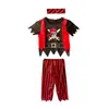 Decoração Pirata Roupa Fantasia Espelho Longe Tapa-olho Chapéu Fantasia Dividida Baile de Máscaras Halloween Festa Infantil