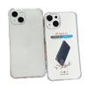 Funda Anticaídas de Cuatro Esquinas Adecuada para Apple 14 Pro, iPhone 13 Transparente de Cobertura Total 15 Funda Protectora de Silicona TPU