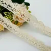 Encaje Blanco Hilo de Algodón Encaje Accesorios Decorativos Fabricante Hecho a Mano DIY Ropa Textil para el Hogar Falda de Muñeca Accesorios de Encaje
