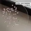 Accesorios para Uñas Mini Diamantes de Circonia Mixtos Color Champaña Diamantes Irregulares de Fondo Plano Diamantes Marquise Grandes y Pequeños Accesorios para Decoración de Uñas