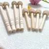 Venta al por mayor directa de fábrica Palillos Mini de Madera Maciza Palillos Mezcladores de Madera