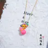 Collar Colgante de Calabaza con Polvo de Oro, Estilo Chino Versátil Cadena para Clavícula para Mujer