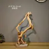 Adornos de Talla de Raíz de Ciprés de Acantilado de Taihang, Tallas de Madera Natural de Forma Libre de Guanyin y Maitreya, Artículos de Regalo, Artesanías de Madera Añeja
