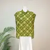 Blusa de Verano Fina Floral Estilo Chino Nuevo Zhi Li con Cuello Alto y Botonadura Diagonal, Top Transpirable Ligero Más Vendido 2026