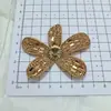 Ins Estilo Coreano Moda Strass Hot Diamond Flor de Cinco Pétalas DIY Clipe de Borda Artesanal Adorno de Cabeça Flor para Sapato Broche Acessórios de Roupa