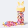Gomas de pelo infantiles de colores, engrosadas, fuerte elasticidad, no se rompen, gomas de pelo desechables para atar el pelo, accesorios para el pelo de niña pequeña