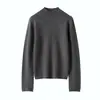 Nuevo Suéter de Cachemir de Cuello Alto Otoño/Invierno 2026 para Mujer, Corte Delgado, Capa Interior, Base, Top de Punto con Temperamento