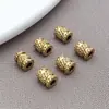 Acero Inoxidable Dorado Malla de Cuentas Verticales Cuentas de Sarga Cuentas para DIY Collar Pulsera Colgante Cuentas Espaciadoras Accesorios de Joyería