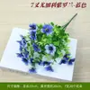 Ramo de Simulación Flores de Plástico Flores Artificiales Flores Secas Adornos Flores Falsas Flores de Plástico Sala de Estar Flores Falsas Arreglo Floral Mixto Decoración