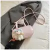 Bolso Cruzado Estampado de Lunares Estilo Coreano Bolso de Mano Fresco Dulce Bolso de Bolos Bolso de Hombro de Moda Personalidad Nicho ins