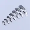 Clip BB negro transfronterizo Amazon clip de gota esmerilado pinza para el pelo de metal accesorios para el cabello accesorios para tocado hecho a mano DIY