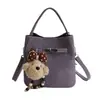 Bolso de Mano Retro de Gama Alta Tipo Cubo para Mujer Nueva Moda Tendencia Primavera 2026 Bolso Versátil de Hombro Cruzado