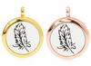 Suministro de Colgante de Sirena con Aceite Esencial 25mm Aleación Redondo Hueco Colgante Aromaterapia Perfume Imán Collar Joyería