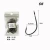 BLF Serie Luya QL80 Tubo Anzuelo Ojo Grande Lentejuela Anzuelo Luya Pesca Salvaje Black Pit Lubina Pez Mandarín