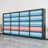 Estanterías de archivo, estanterías para libros, estantes organizadores de datos, archivadores, estanterías de almacenamiento de documentos para salas de archivo de acero de oficina