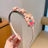 Acessórios de Cabelo de Capivara para Crianças, Faixa de Cabeça para Meninas, Franja com Dentes, Presilha de Cabelo Não Apertada, Faixa de Cabeça para Bebê