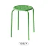 Banqueta redonda para uso doméstico, banco para mesa de jantar, banqueta de plástico, espessa, banqueta simples moderna com pernas de ferro, cadeira pequena, empilhável