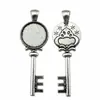 Diámetro Interior 18 mm 5.1 g Aleación de Plata Antigua Accesorios para Ropa Base Redonda