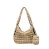 Bolsa de Hombro Plegable tipo Nube al por Mayor Transfronteriza Moda Bolso de Mano Tote Gran Capacidad Algodón Relleno Debajo del Brazo Bolso de Mujer