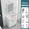 Armário de Lavanderia de Alumínio em Favo de Mel com Combinação de Tábua de Lavar, Cuba de Cerâmica para Lavanderia, Pia de Lavanderia para Varanda, Gabinete de Banheiro Integrado de Piso