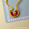 Babero Tejido a Mano Cuerda para el Cabello Bufanda DIY Toalla para Babas Cuello de Ganchillo de Lana Súper Lindo Decoración Linda